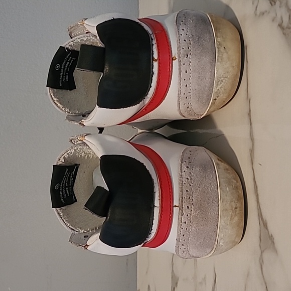 Golden Goose Mid Star Ice Nabuk Black Star Leather Suede Grunge Sneakers Mens 11 - Picture 5 of 16